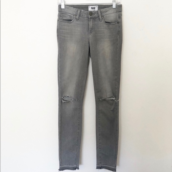 PAIGE Denim - PAIGE | Verdugo Distressed Skinny Ankle Jeans